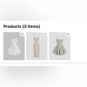 SHEIN Light Green Strapless Dress